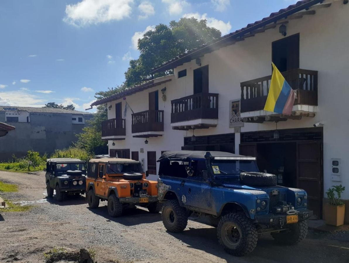 Casona Chara Hotell Barichara Exteriör bild